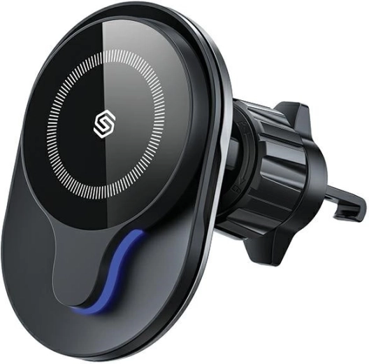 Supporto magnetico MagSafe per bocchette con ricarica wireless 15 W – nero