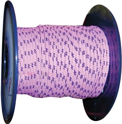 Braided polyester cord without core 2 mm, colorful – 200 m