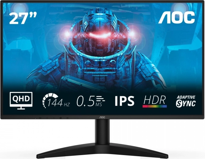 Monitor 27" IPS 144 Hz with HDMI and DisplayPort