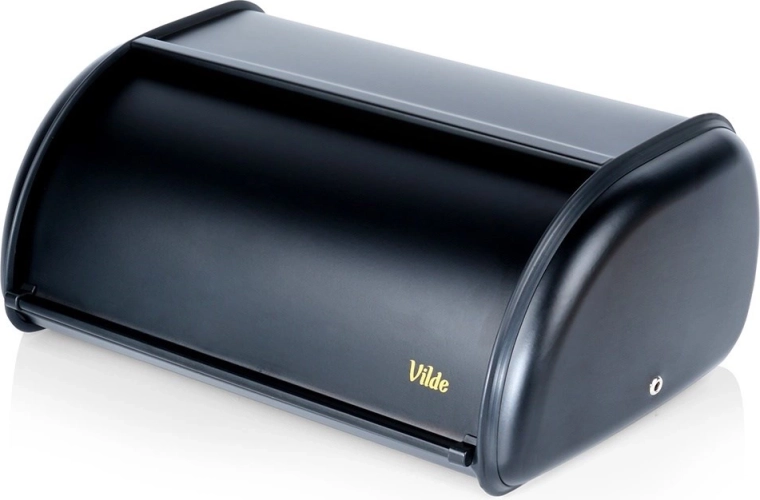 Portapane in acciaio nero 36 × 23 × 14,5 cm Vilde