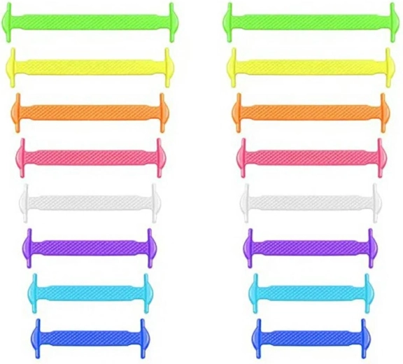 Lacci in silicone senza nodi Rainbow