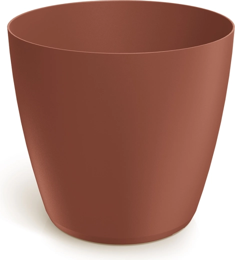 Vaso da fiori in plastica Mate 38,5 cm color mattone cotto