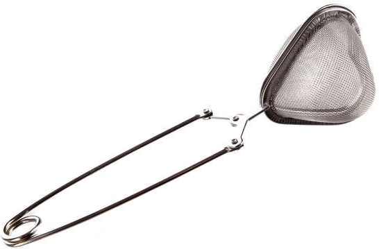 Stainless steel heart-shaped tea strainer 5.3 cm