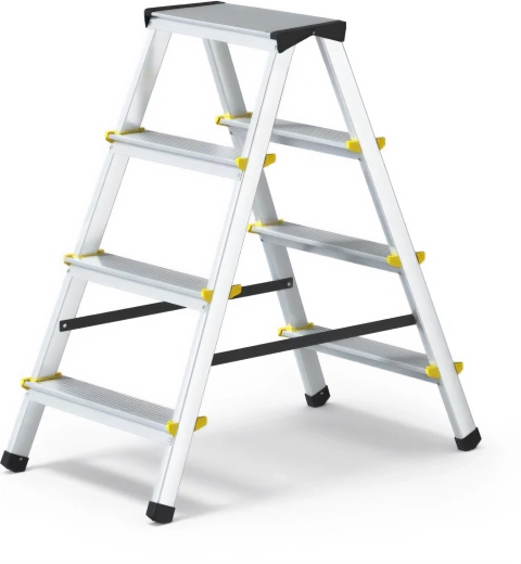 Scaletta in alluminio a doppio accesso PROFI 2x4