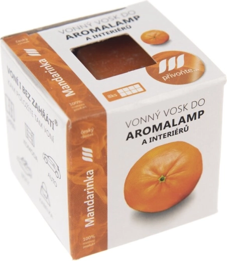 Cera profumata per lampada aromatica mandarino 8 pz 30 g