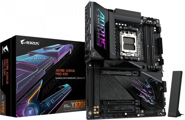 Gigabyte X870E Aorus Pro X3D AM5 motherboard