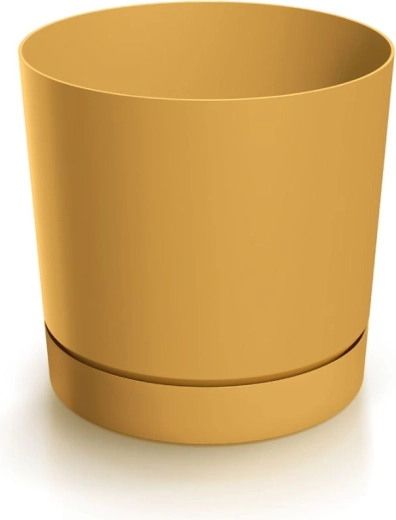 Tegla s podloškom TUBO P 12,8 cm, gorušičasta