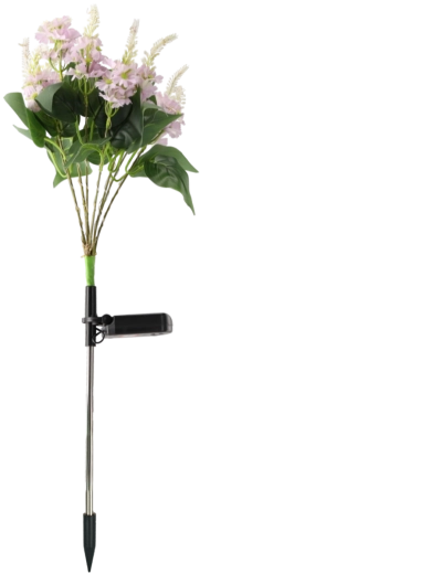 Lampe solaire de jardin 68 cm avec 30 LED blanc chaud