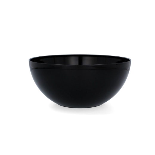 Rucola Bowl 23 cm black glossy plastic