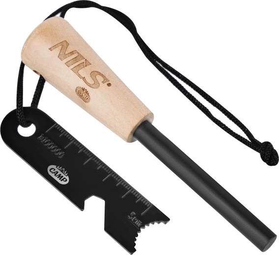 NILS Camp NC1792 Fire Starter – magnesium igniter with multifunctional scraper
