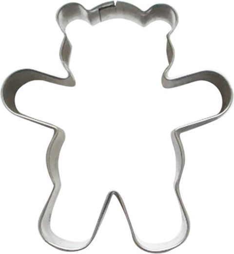 Cookie Cutter – Stainless Steel Teddy Bear 5–6 cm