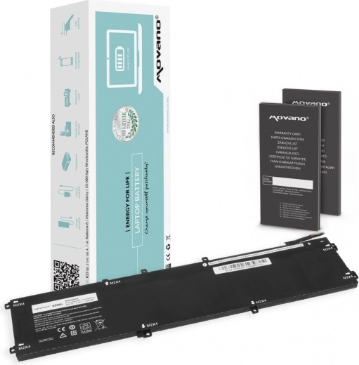 Batteria Movano per Dell XPS 15 9550, 6000 mAh (69 Wh)