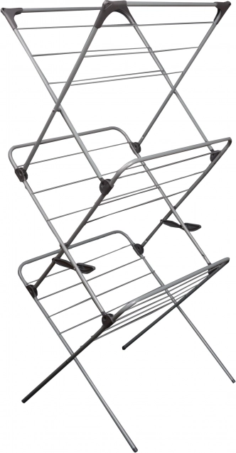 MODERNHOME Vertical Laundry Drying Rack, 3 levels, 15 m of drying space