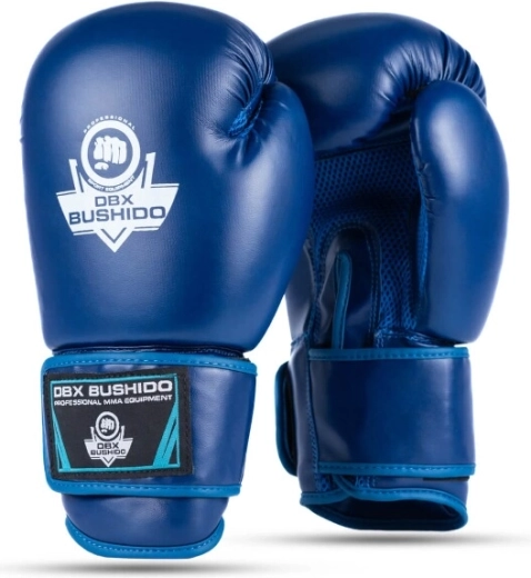 Gants de boxe DBX Bushido bleus