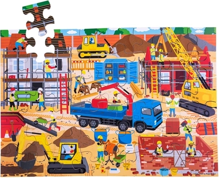 Puzzle da pavimento Cantiere 48 pezzi