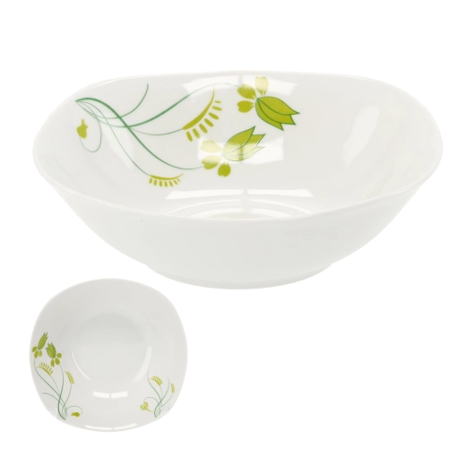 Saladier carré en porcelaine 18 cm