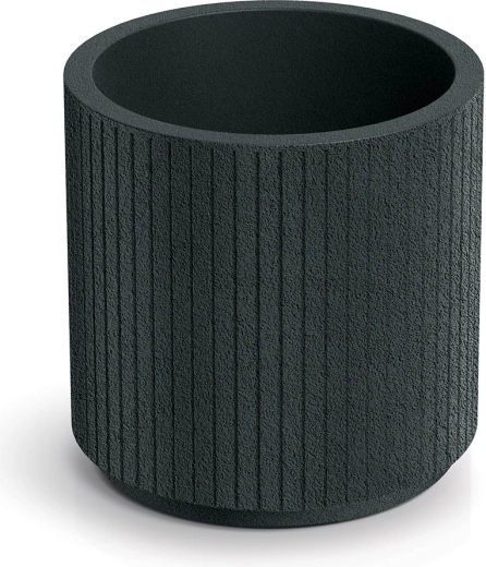 Coro Round Flower Pot 30 cm dark gray