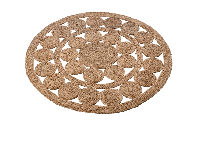 Kulatá podložka z mořské trávy 100 cm