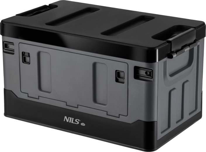 Foldable storage box with lid NILS Camp 38 L