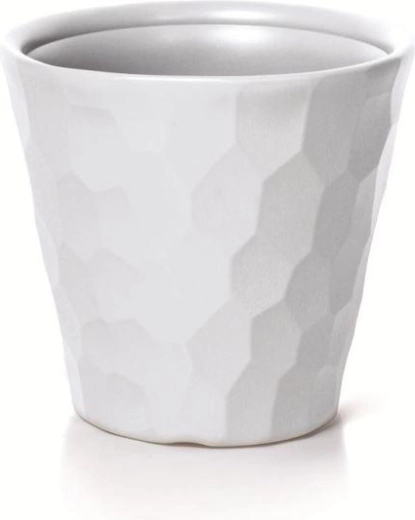 Pot Rocka blanc 35 cm