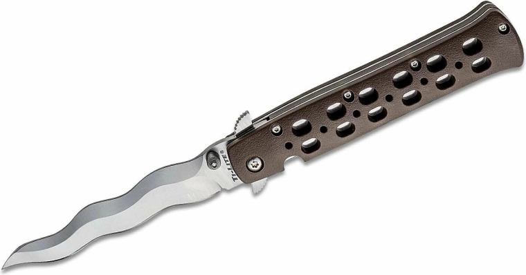 Folding Knife Cold Steel Ti-Lite Kris 10.2 cm, Brown, Zy-Ex