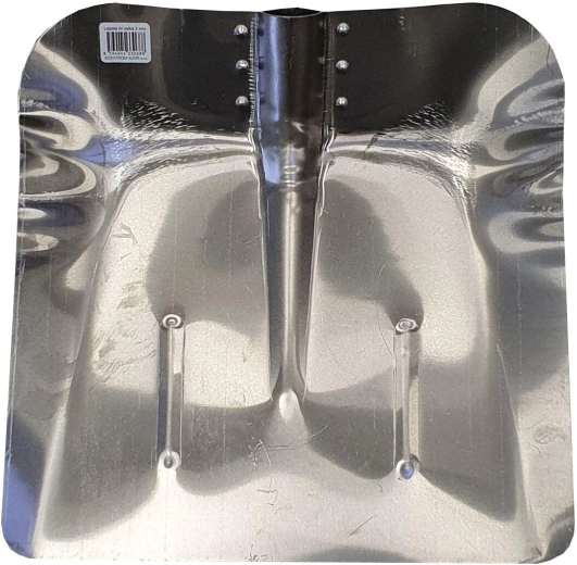 Aluminum shovel without handle, 2 mm