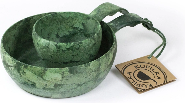 Kupilka set bowl 550 ml and mug 210 ml green