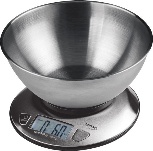 Bilancia da cucina Lamart con ciotola in acciaio inox