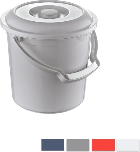 Hobby plastic bucket with lid 5 L (assorted colors)