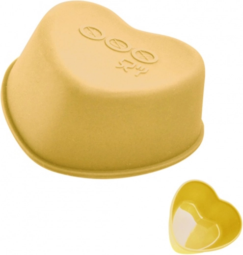 TORO Silicone Muffin Cups Heart 7.5 cm, 3 pcs