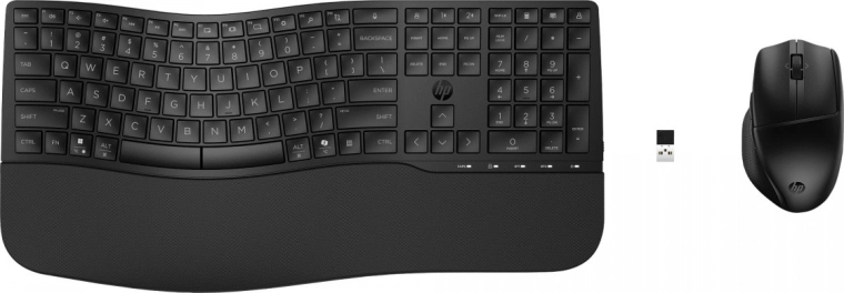 HP 680 Comfort Dual‑Mode Wireless Keyboard and Mouse