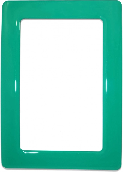 Cornice magnetica autoadesiva formato 13,0x8,1 cm - verde