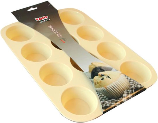 Silicone muffin pan 12 pcs TORO 33 × 25 cm