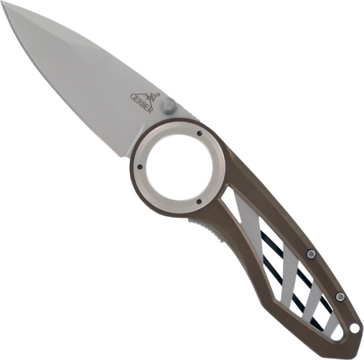 Gerber Remix – pocket knife with plain edge, aluminum handle, clip