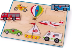 Wooden Puzzle Transportation Bigjigs Toys