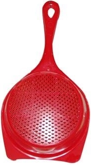 Strainer with Handle 18 cm – plastic, assorted colors
