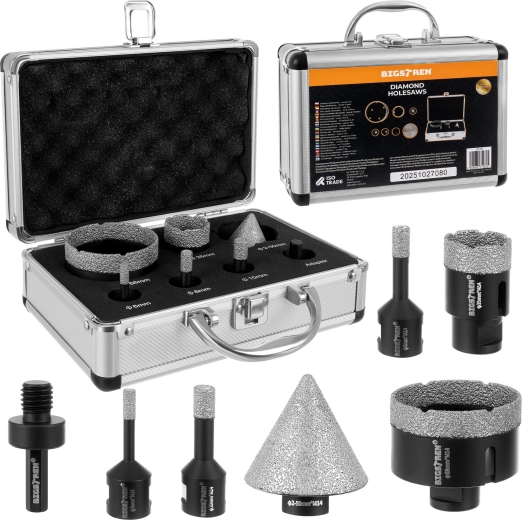 Bigstren Diamond Hole Saw Set 6–68 mm