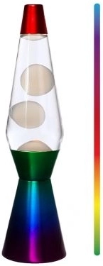 Lampada lavica con colori LED cangianti