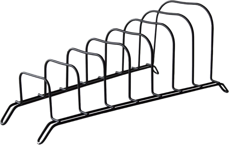 Support pour couvercles 38 cm, noir