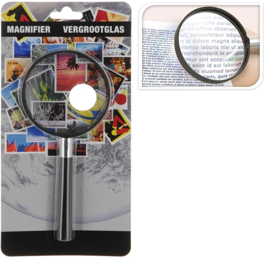 Kieszonkowa lupa 60 mm z powiększeniem 2x