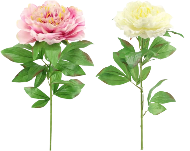 Umetna dekorativna vejica potonike 83 cm, mešane barve
