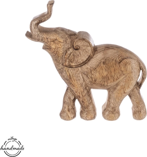 Elefante decorativo in legno di mango