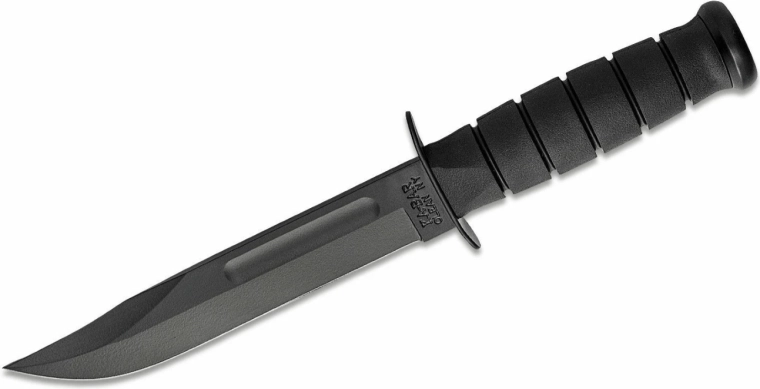 Ka-Bar Full Size Black – outdoor knife 18 cm with Kydex sheath