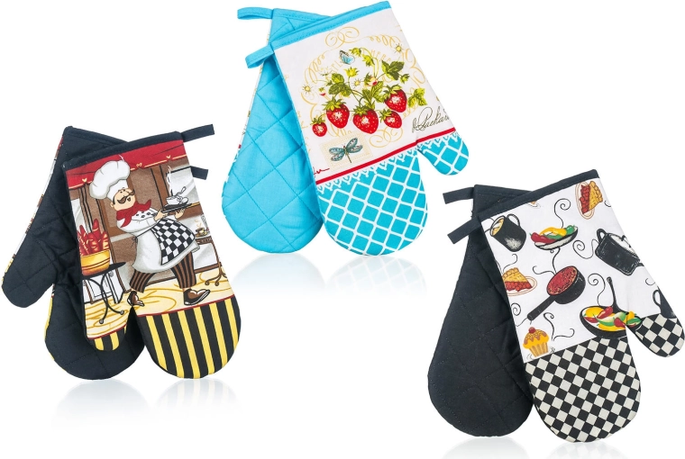 Presine da cucina con magnete, 27 × 17 cm, set 2 pz, mix di decorazioni