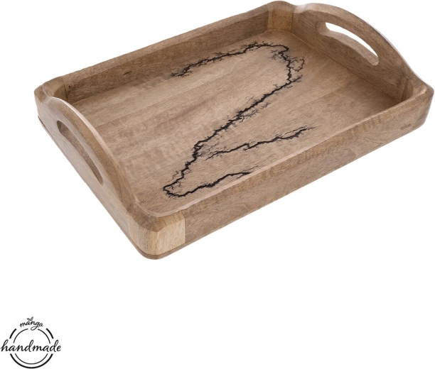 Vassoio in legno di mango electric 35,5 × 25 cm