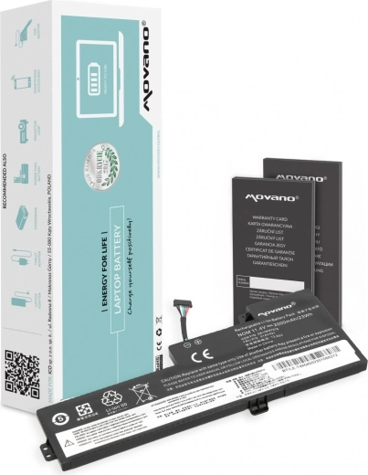 Batteria per Lenovo ThinkPad T470, T480, A475 e A485 Movano 2000 mAh (23 Wh)