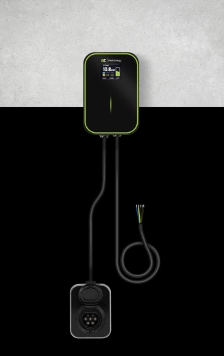 Wallbox Green Cell GC EV PowerBox 22 kW con presa Type 2 e RFID