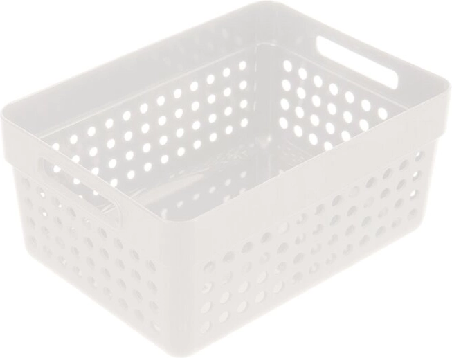 Terra hvid opbevaringskurv/organizer 15,5 × 11,5 × 7,3 cm