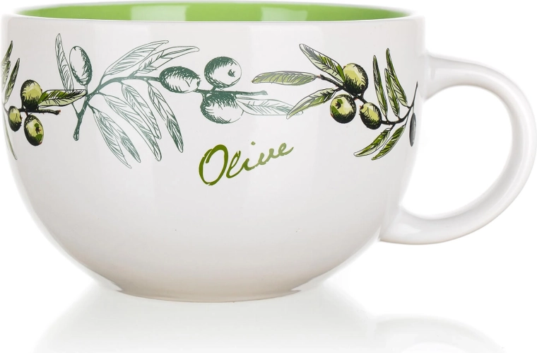 Keramický hrnček Jumbo Olives 660 ml