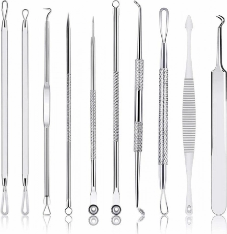 Ag554e 10 darabos mitesszer-eltávolító készlet